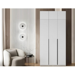 Шкаф Бруно 3ств с антр. (1200х2600х502) - 2 цвета