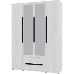 Шкаф Вега 4ств с 4 ящ с зерк (1600х2200х520)